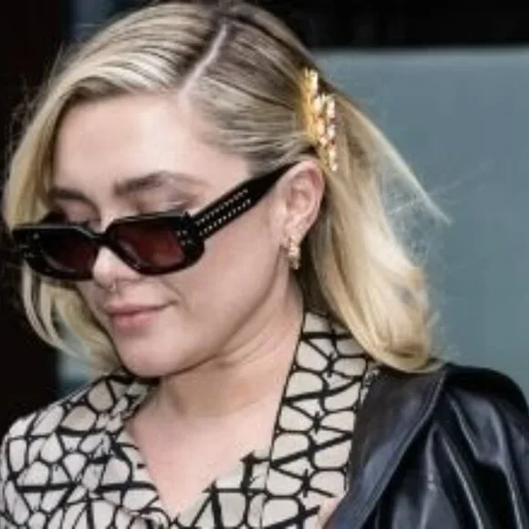 Valentino Men Sunglasses Black Gold Rose Square V - CINQUE VLS-108A-53